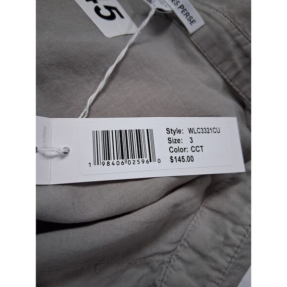 James Perse Womens 3 Large Roll Tab Contrast Panel Luxury Prep Old Money Shirt - Picture 5 of 13